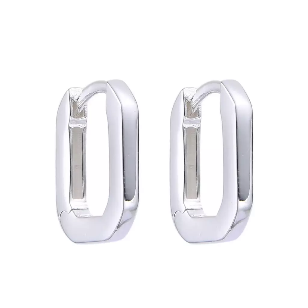 Argollas Cubanas Thiny Flat (Par)