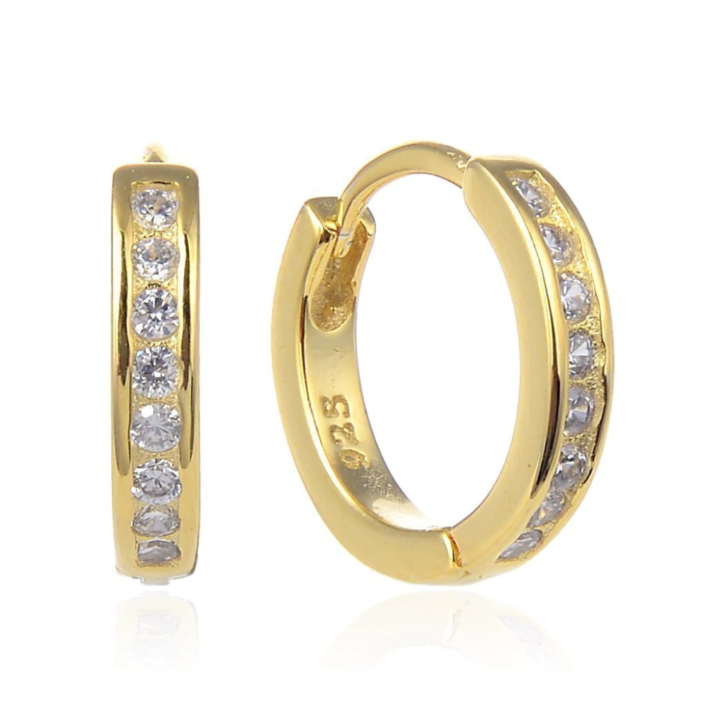 Argolla Zara Gold 14mm (unidad)