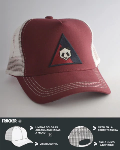GORRA | PANDA | BORDO - comprar online