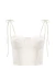 Bustier Pulpa Off White Satinado - comprar online