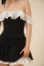 La Fleur Skirt Black & Ivory - Pulpa
