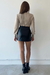 Leather Mini Skirt