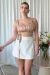 Minnie Mini Skirt Ivory - comprar online