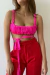 Tiny Top Fuchsia & Orange