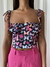 Top Oasis Butterflies Negro - Estudio Pulpa