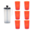 Imagen de Combo Picnic 4: Jarra Medidora Mezcladora + 6 Vasos Facetados colores a elección
