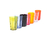 Vaso Facetado 400 cc - Rojo - comprar online