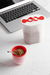 Mate + Bombilla + Tapa - Rojo - comprar online