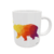 Caneca Bull & Bear Colors Branca - Loja do Trader