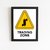 Quadro com moldura Trading Zone