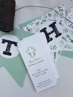 Estampitas personalizadas - Melocoton