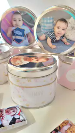 Souvenir/ Lata Personalizada sola o con chocolates