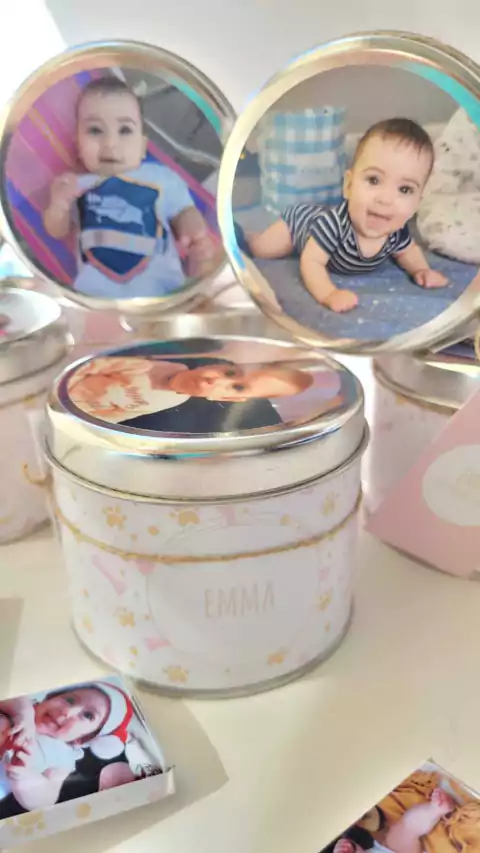 Souvenir/ Lata Personalizada sola o con chocolates