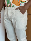 Calça de Linho Cru