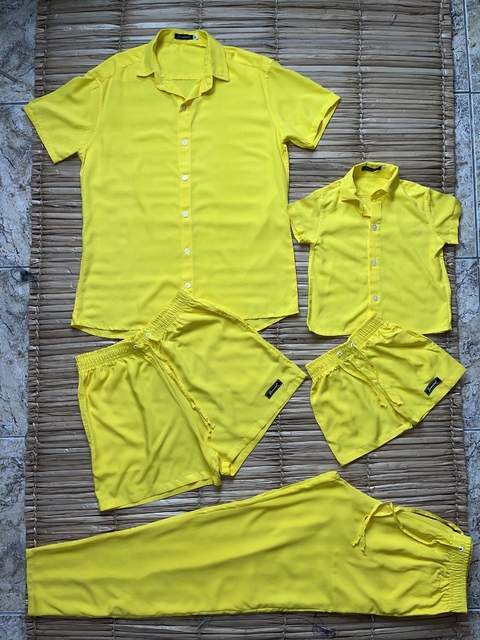 Short Amarelo Unissex