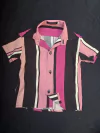 Camisa Listra Rosa Infantil