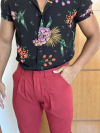 Calça de Linho Grená
