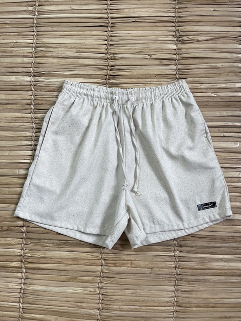 Short Linho Cru