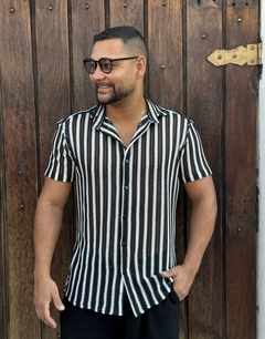 Camisa Tricô Listrada