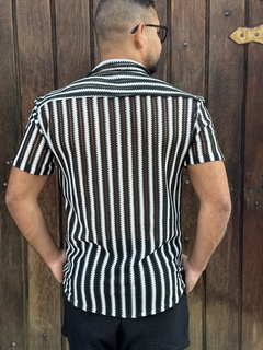Camisa Tricô Listrada - comprar online