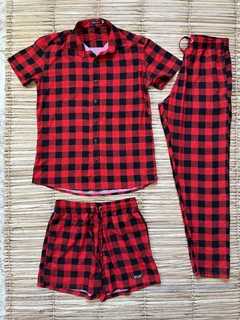 Camisa Xadrez Vermelho - comprar online