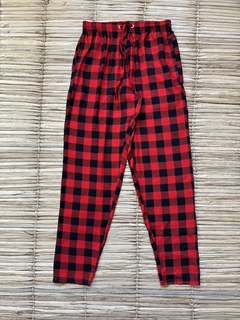 Calça Xadrez Vermelho