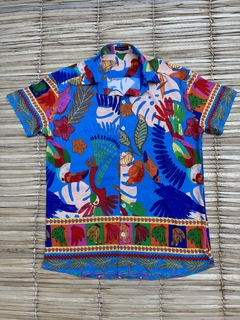 Camisa Barra Banana Azul unissex