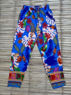 Calça Barra Banana Azul Unissex