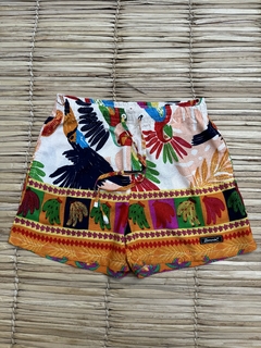 Short Barra Banana bege Unissex