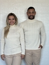 Camisa Gola Rolê Tricô Off unissex