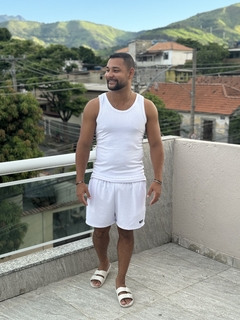 Regata Canelada Branco - comprar online