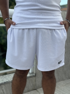 Short Canelado Branco - comprar online