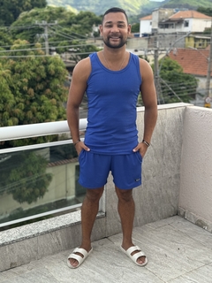 Regata Canelada Azul na internet