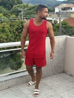 Regata Canelada Vermelho - Bernardo C