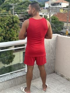 Regata Canelada Vermelho na internet