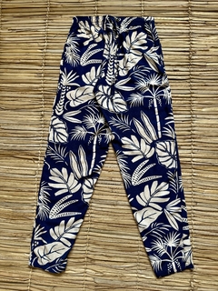 Calça Floral Marinho unissex