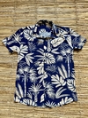 Camisa Floral Marinho Unissex