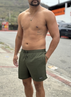 Short Verde a militar Unissex - comprar online
