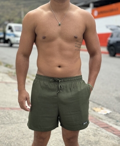 Short Verde a militar Unissex