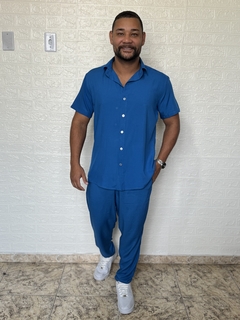 Camisa Azul Celeste Unissex - comprar online