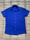 Camisa Azul Royal unissex