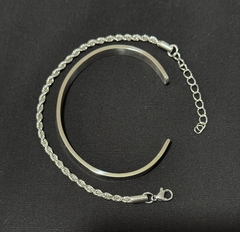 Pulseira torcida + Bracelete - comprar online