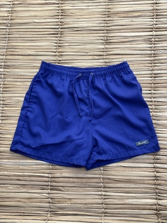Short Linho Azul Caneta