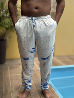 Calça Praia Azul unissex