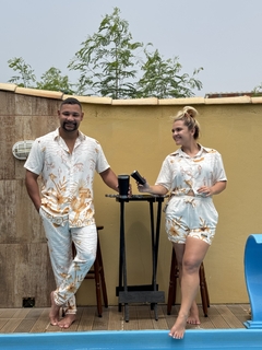 Camisa Praia caramelo unissex - comprar online