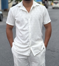 Camisa Tricô forrado Branco unissex