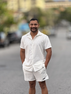 Camisa Tricô forrado Branco unissex na internet