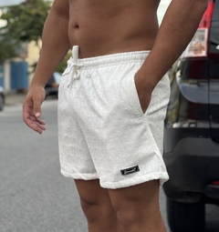 Short Tricô Forrado Branco - comprar online