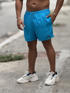 Short Azul turquesa unissex - comprar online