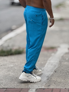 Calça Azul Turquesa unissex - comprar online